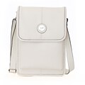 Jill-e Designs™ Metro Leather Tablet Bag For 10 Apple iPad; White/Black