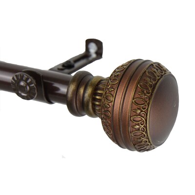 Rod Desyne Metal, Resin Ornament Curtain Rod, 48" - 84"