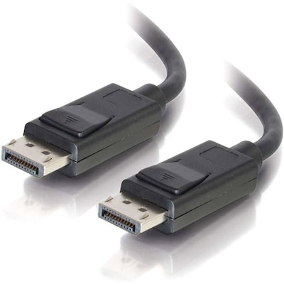 C2G - AV LINE DisplayPort Cable with Latches Male to Male; 15'