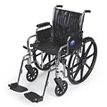 Medline Excel 2000 Extra-Wide Wheelchairs; Seat, Removable Desk Length Arm, Swing Away Leg