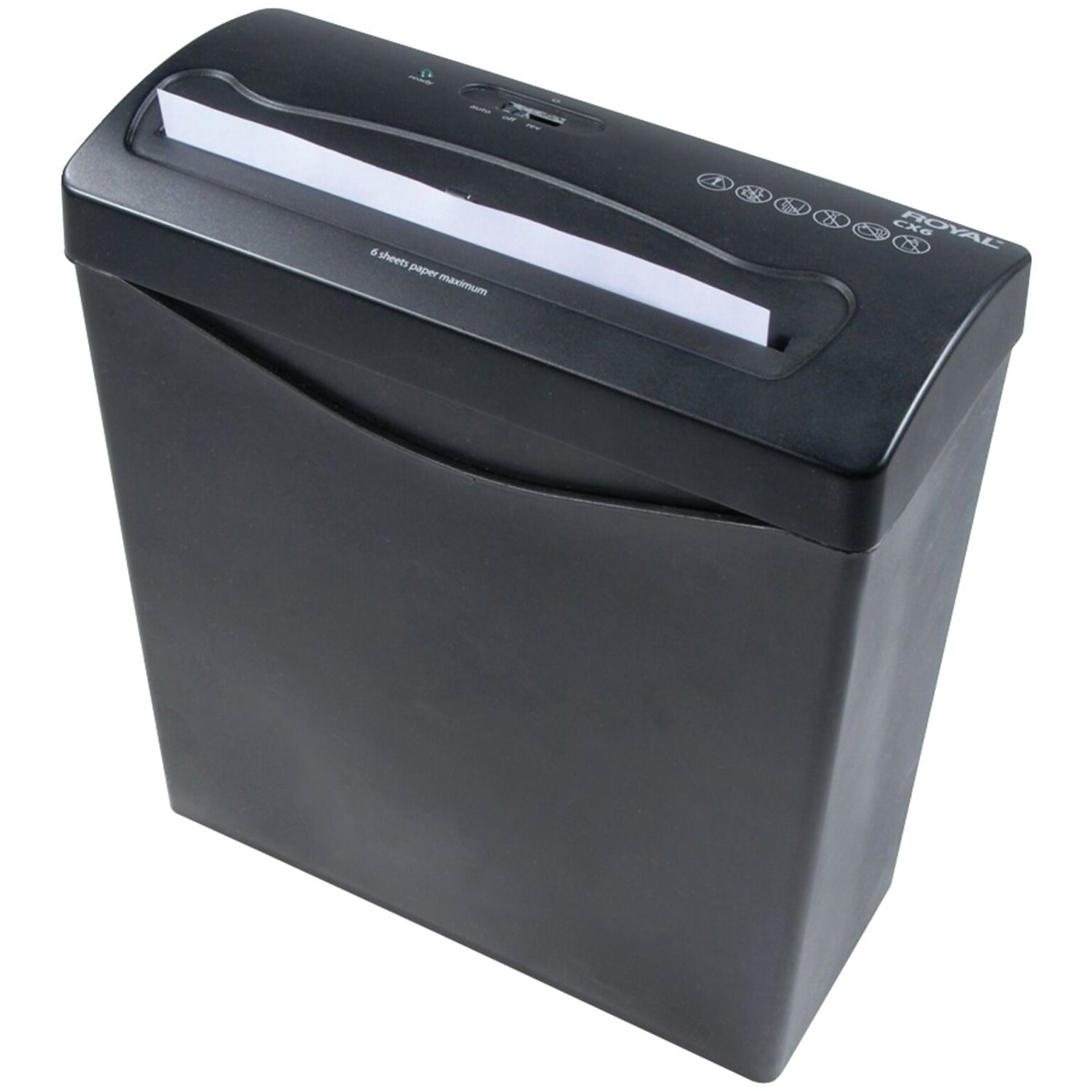 Royal 6-Sheet Crosscut Shredder (29183g-bk Cx6)
