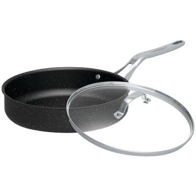 Starfrit® The Rock 11 Deep Fry Pan With Glass Lid