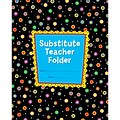 Creative Teaching Press® Dots On Black Substitute Teacher Folder