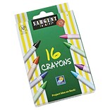 Sargent Art Crayons, 16/Box (SAR550916)