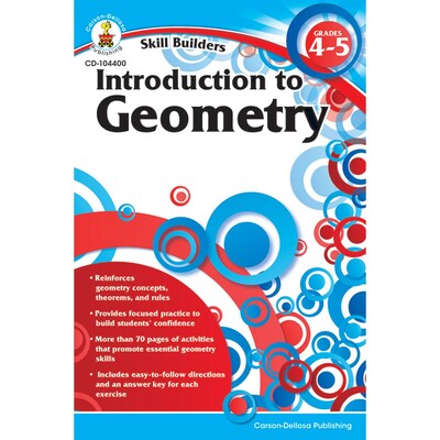Carson-Dellosa Skill Builders, Introduction to Geometry Grades 4-5