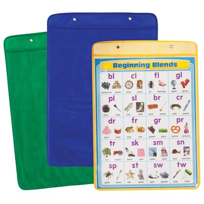 Chart Pockets Pocket Chart Storage, 3 Per Pack