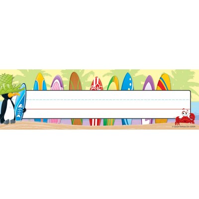 Carson-Dellosa Desk Nameplates, Surfing, 36/Pack