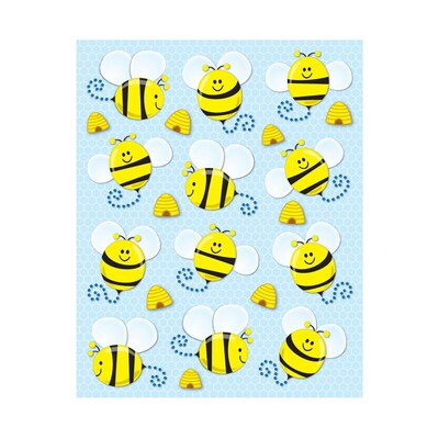 Carson-Dellosa Bees Shape Stickers, Pack of 72 (CD-168019)