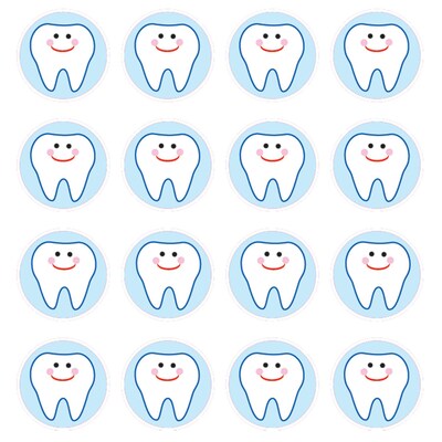 Carson-Dellosa Chart Seals, Teeth