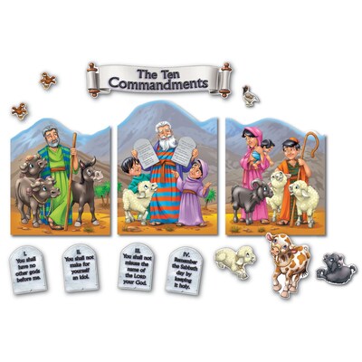 The Ten Commandments Bulletin Board Set