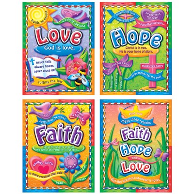 Faith, Hope, and Love Bulletin Board Set (CD-210004)