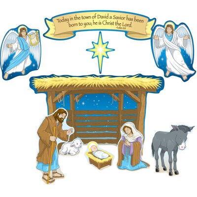 Nativity Bulletin Board Set