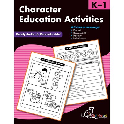 Chalkboard Publishing Character Education Activities Book, Grades K - 1