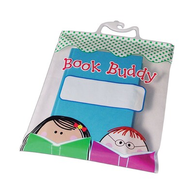 Creative Teaching Press Book Buddy Bags, 10.5 x 12.5, Clear, 6/Pack (CTP2993)