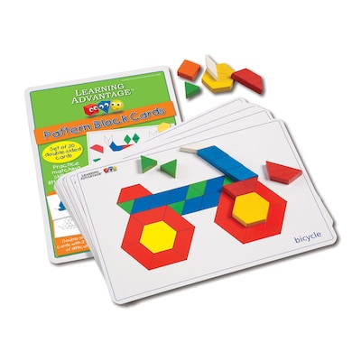 Learning Advantage™ Pattern Block Cards, Grades K - 4