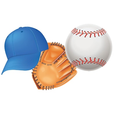 Eureka® Infant - 12th Grade Assorted Paper Cutout, Baseball