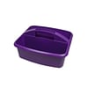 Romanoff Large Plastic Utility Caddy, 12.75H x 11.25W, Purple (ROM26006)