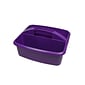 Romanoff Large Plastic Utility Caddy, 12.75"H x 11.25"W, Purple (ROM26006)
