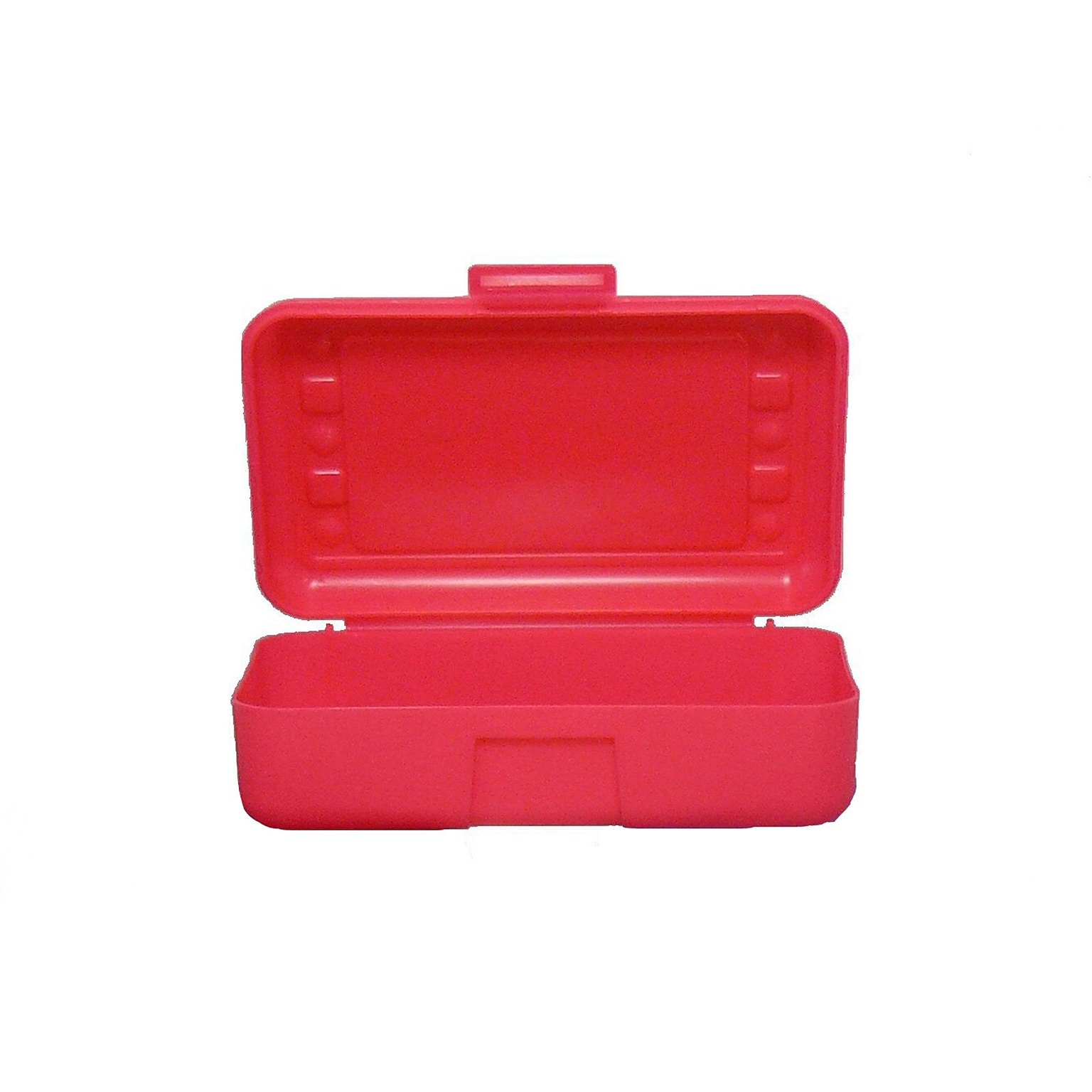 Romanoff Products Clasp Plastic Pencil Case, Strawberry, 12/Bundle (ROM60222)