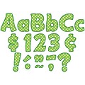 Teacher Created Resources® Lime Polka Dots Funtastic Font 4 Ltrs Combo Pk, 208 Pcs.