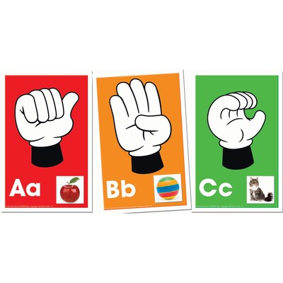 Key Education Publishing Alphabet: Signs, Letters, Sounds Learning Cards, Grades PreK - K