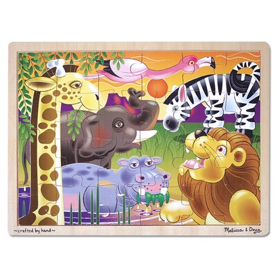 Melissa & Doug® Wooden Jigsaw Puzzles, African Plains