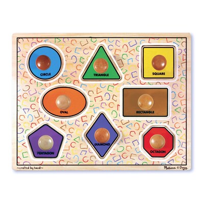 Melissa & Doug® Large Shapes Jumbo Knob Puzzle