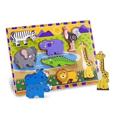 Melissa & Doug® Chunky Puzzles, Safari