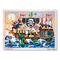 Melissa & Doug® Wooden Jigsaw Puzzles, Pirate Adventure