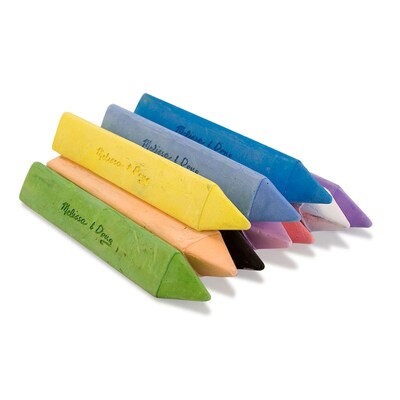 Melissa & Doug 10 Jumbo Triangular Chalk Sticks (4100)