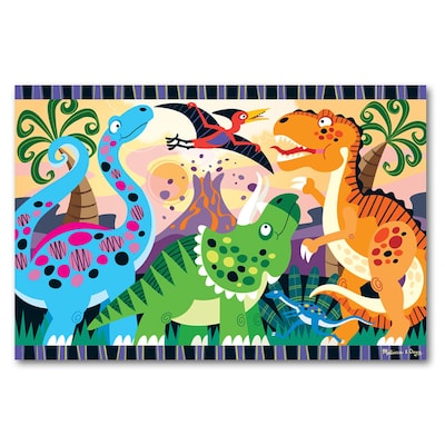 Melissa & Doug® Floor Puzzles, Dinosaur Dawn