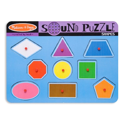 Melissa & Doug® Sound Puzzles, Shapes