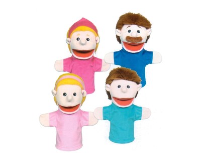 Get Ready Kids® Caucasian Family Puppets