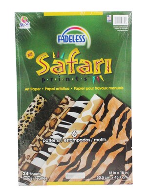 Pacon® Fadeless Embossed Safari Prints