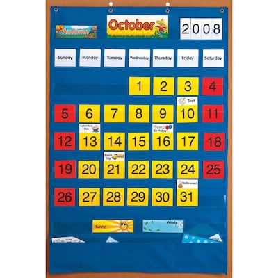 Patch Products Smethport Lauri Calendar Pocket Chart