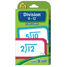 School Zone® Flash Card, Division 0 - 12
