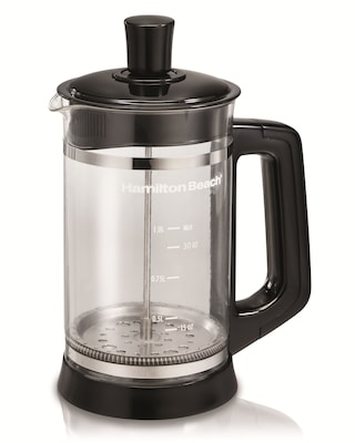 Hamilton Beach French Press with Cocoa Attachment 1 Liter