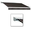 Awntech® Destin® LX Left Motor Retractable Awning, 18 x 10 2, Black/Tan