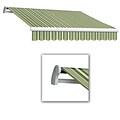 Awntech® Maui® LX Left Motor Retractable Awning, 14 x 10 2, Forest/Gray/Tan
