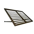 Awntech® 6 Bahama® Metal Shutter Awning, 24 x 24, Bronze