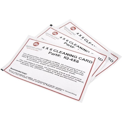 DATAMAX MEDIA Printhead IQ-4X6 Cleaning Card, 25-Count