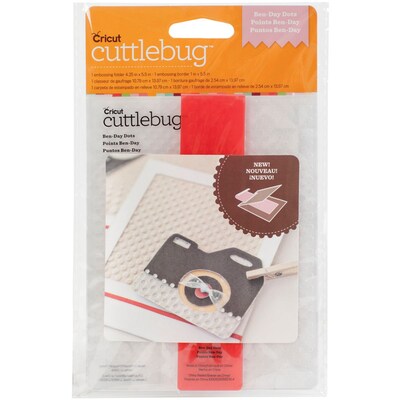 Provo Craft Cuttlebug A2 Embossing Folder/Border Set, Ben-Day Dots