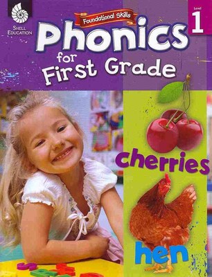Shell Education Phonics for First Grades Book, Grades 1