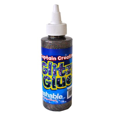 Captain Creative Rainbow Glitzy 4 oz. Glitter Glue, Assorted