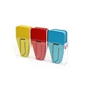 Clip-Rite® Solid Clip-Tab; Red/Blue/Yellow, 24/Pack