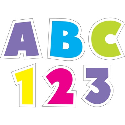 Creative Teaching Press® Uppercase 1 Letter Sticker, Bold Brights, 114/Pack