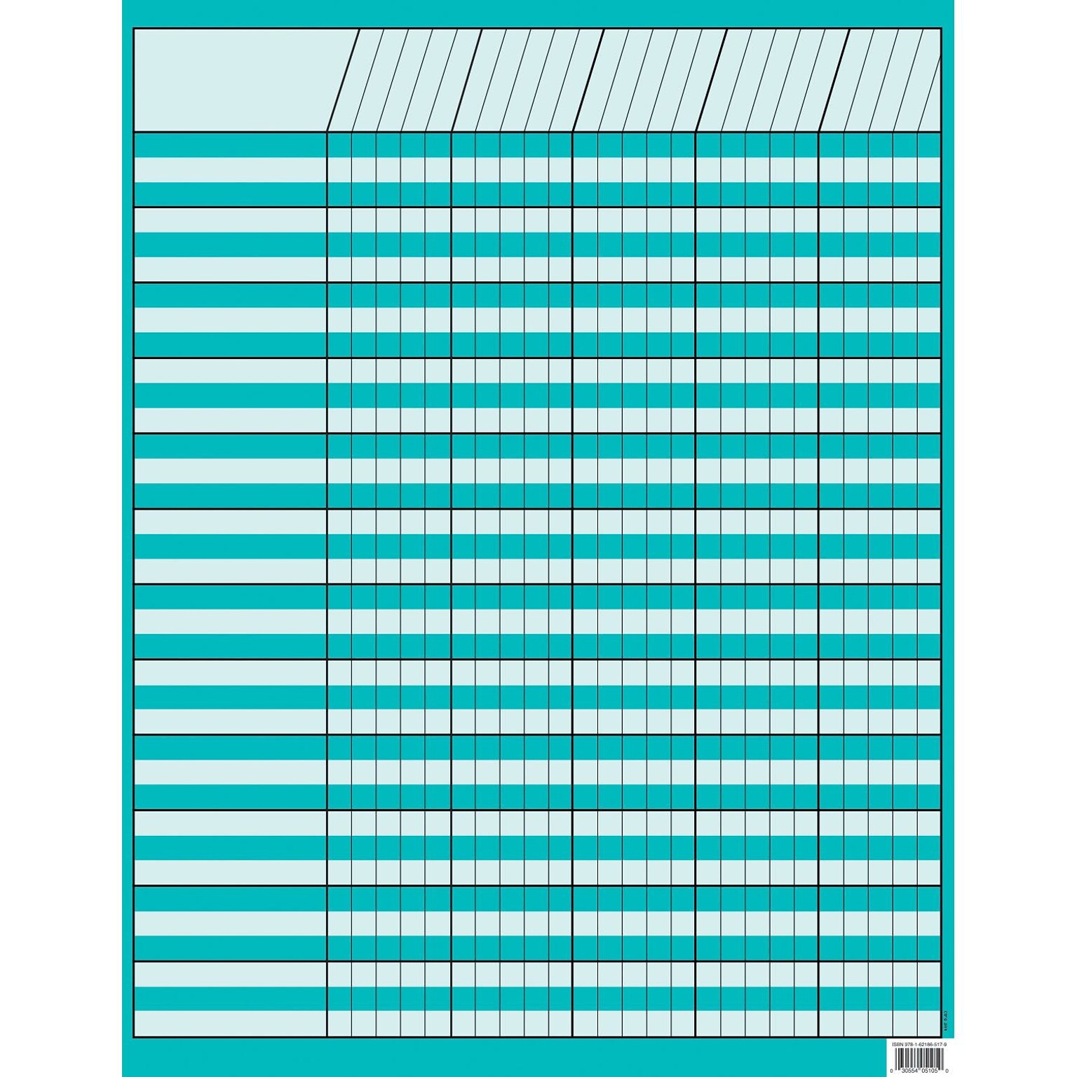 Assorted Publishers Creative Teaching Press Incentive Chart, 22 x 17, Turquoise (CTP5105)