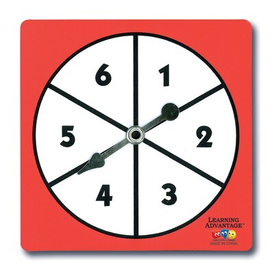 Learning Advantage™ 1-6 Number Spinners
