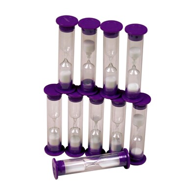 Learning Advantage 3 Minute Sand Timer, 10/Set (CTU7626)