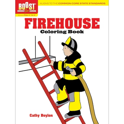 Dover® Boost™ Firehouse Coloring Book